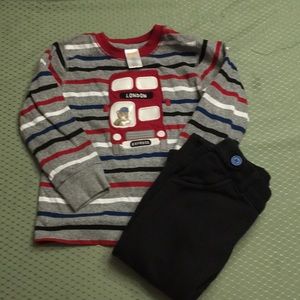 Gymboree London Theme 2 Piece Outfit